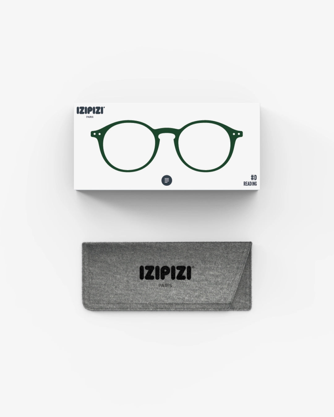 Izipizi Lesebrille #D Kaki GREEN