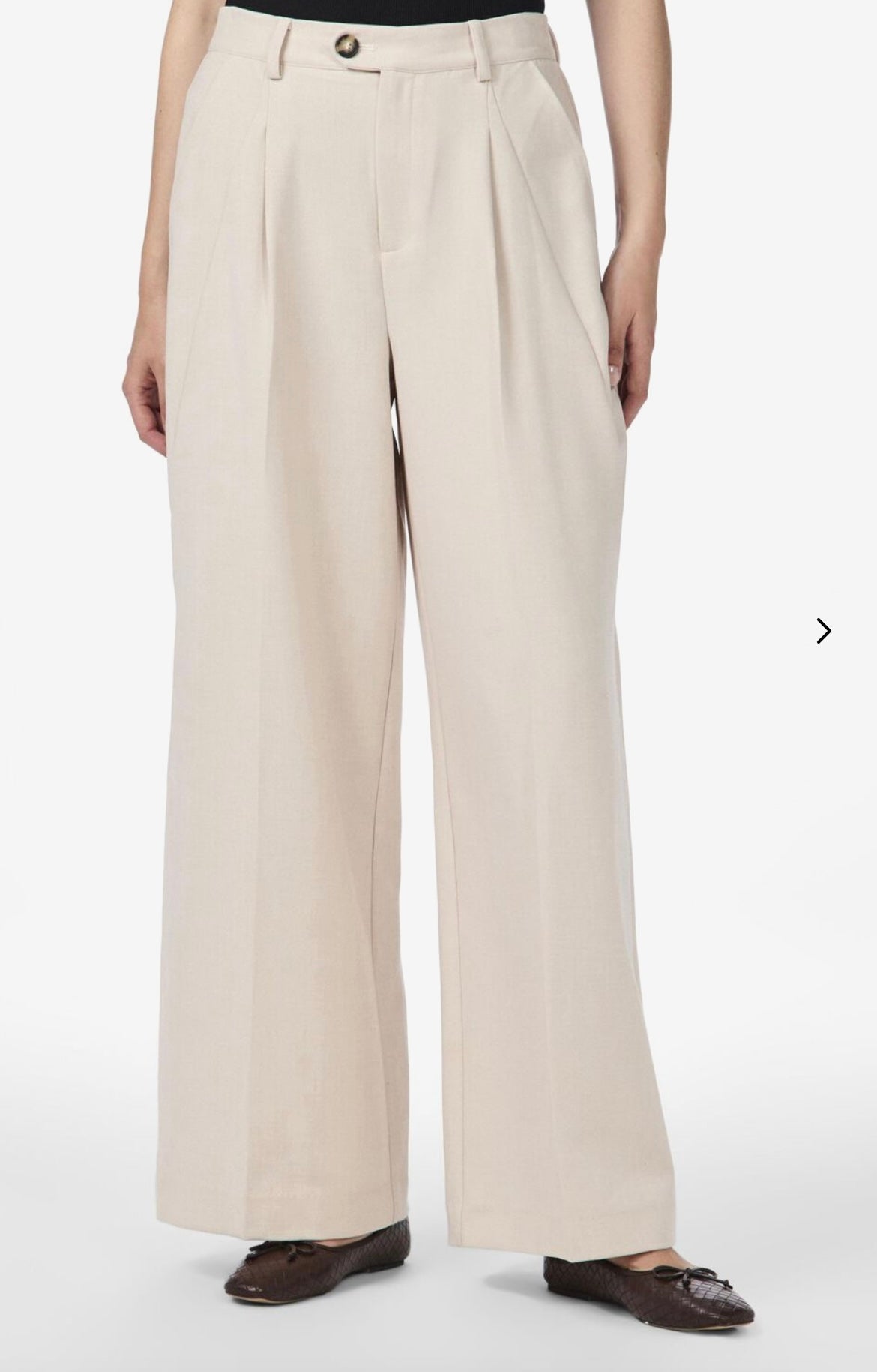 YAS "Seo" Highwaist Pant sandshell