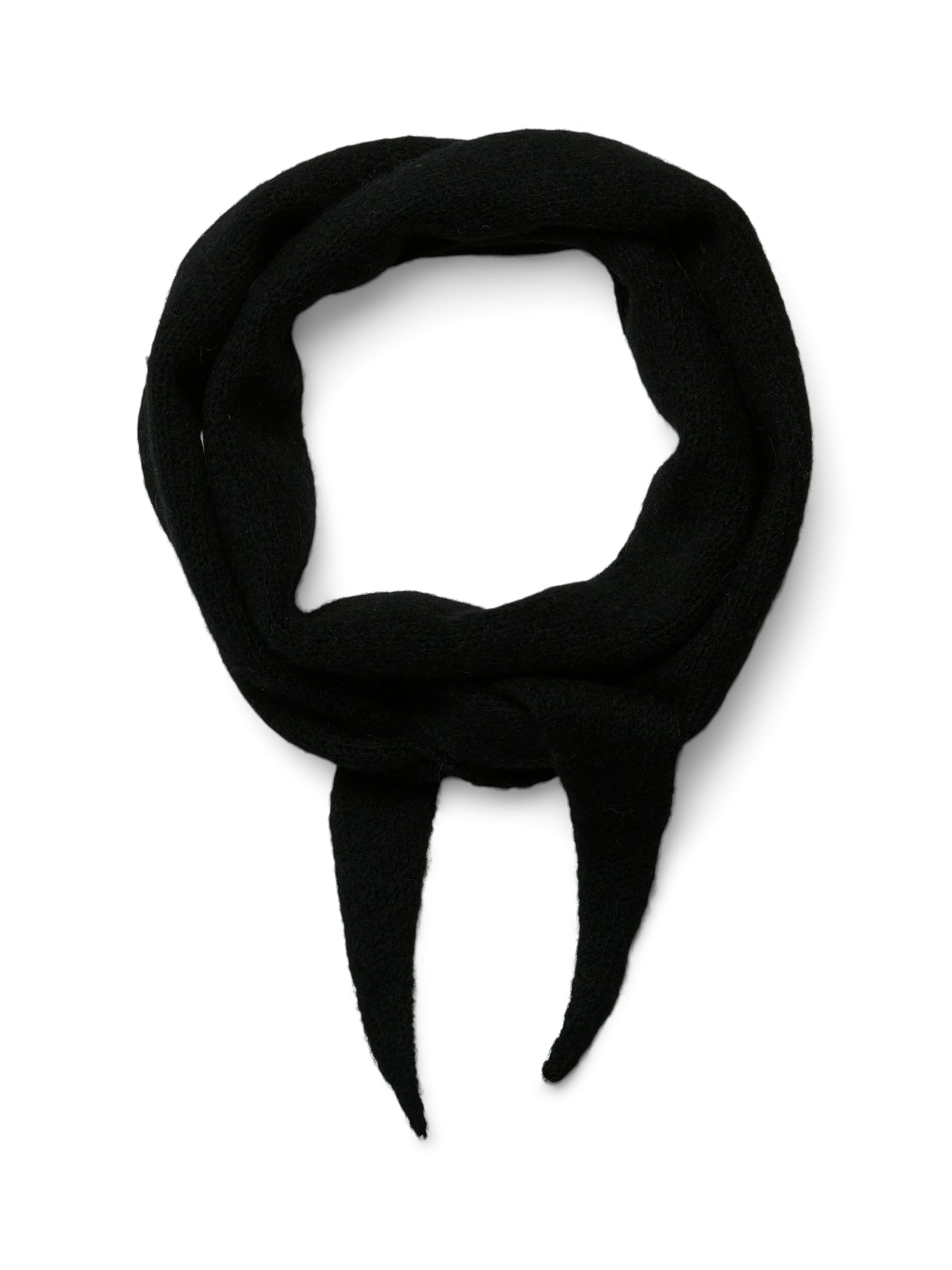 Pieces "Minna" Triangle Scarf schwarz