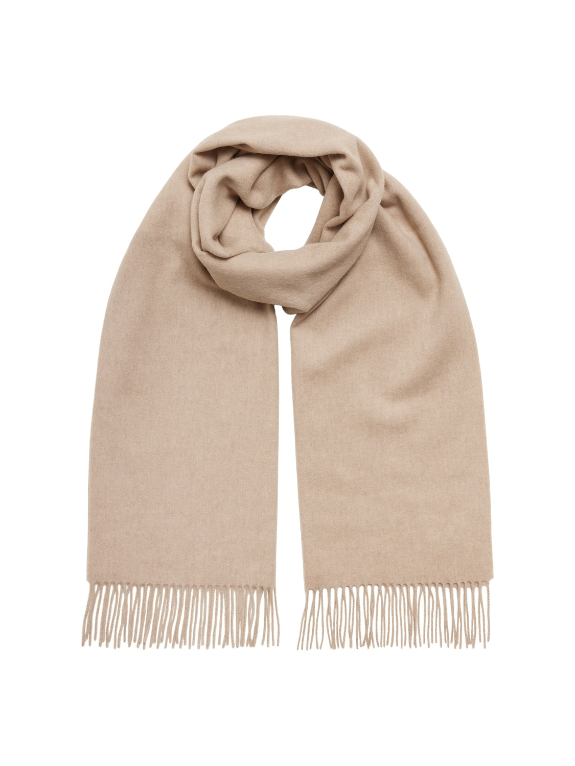 Selected Femme "Time" Wool Scarf dove