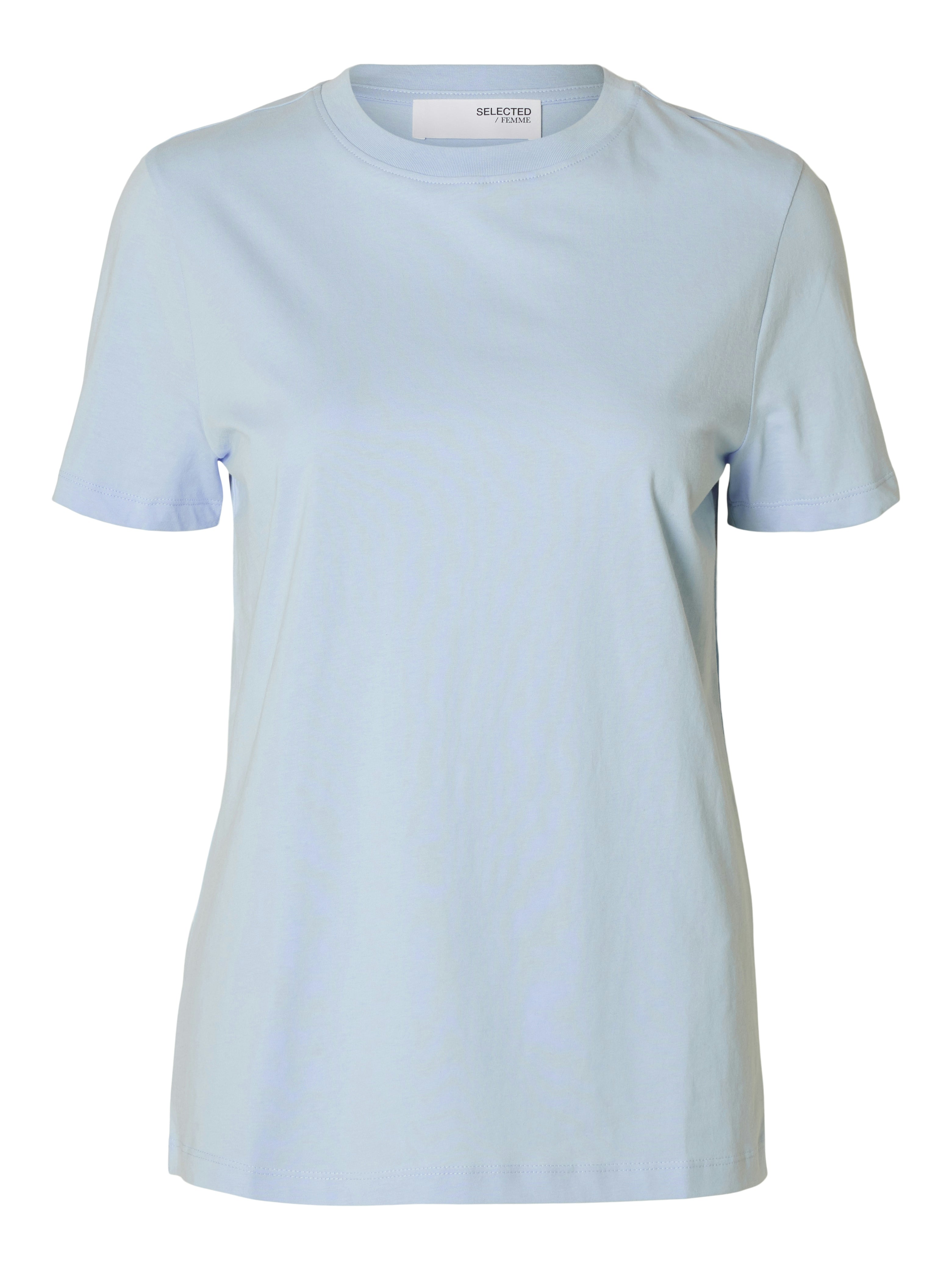 Selected Femme "Essential" Boxy Tee cashmere blue