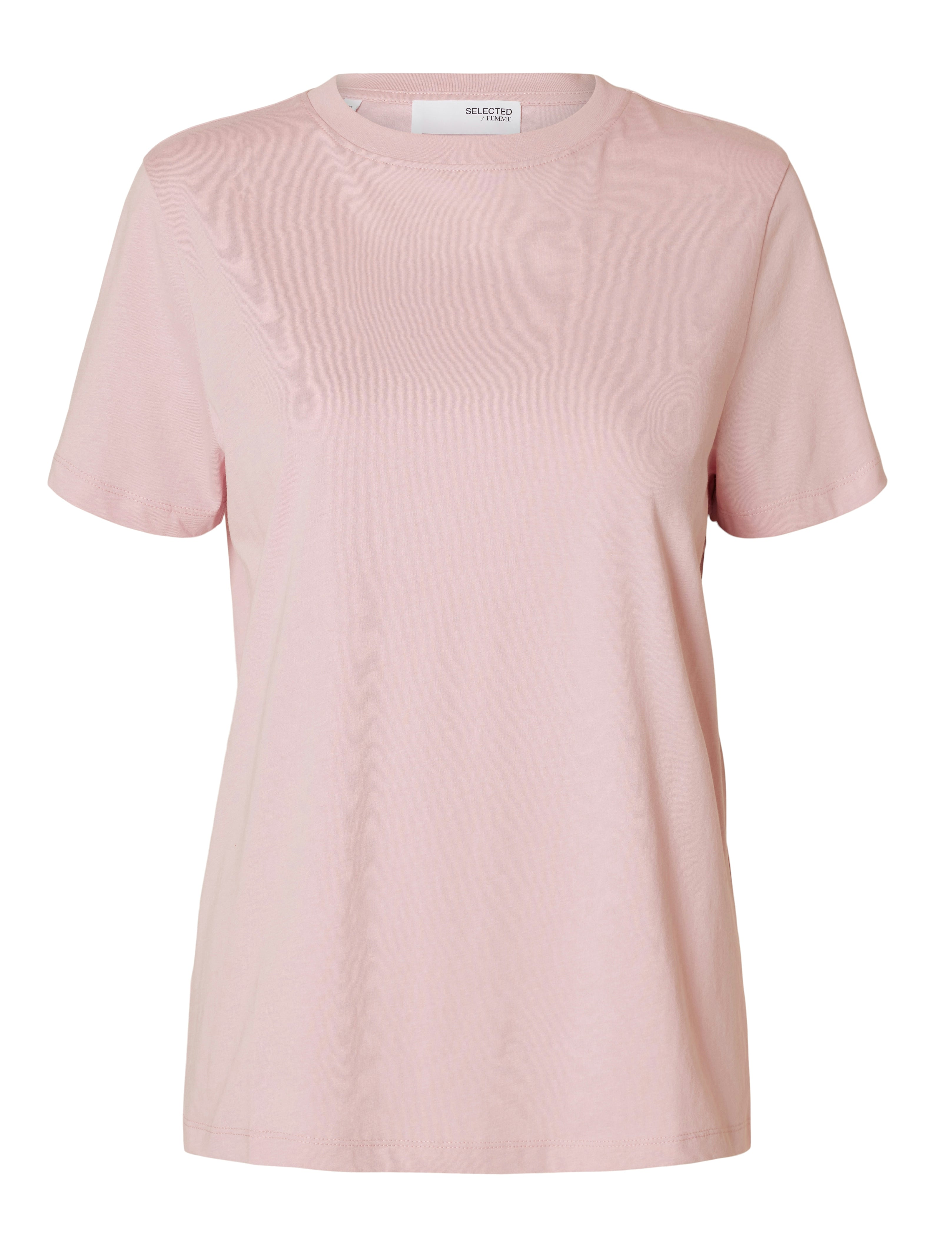 Selected Femme "Essential" Boxy Tee bleached Mauve