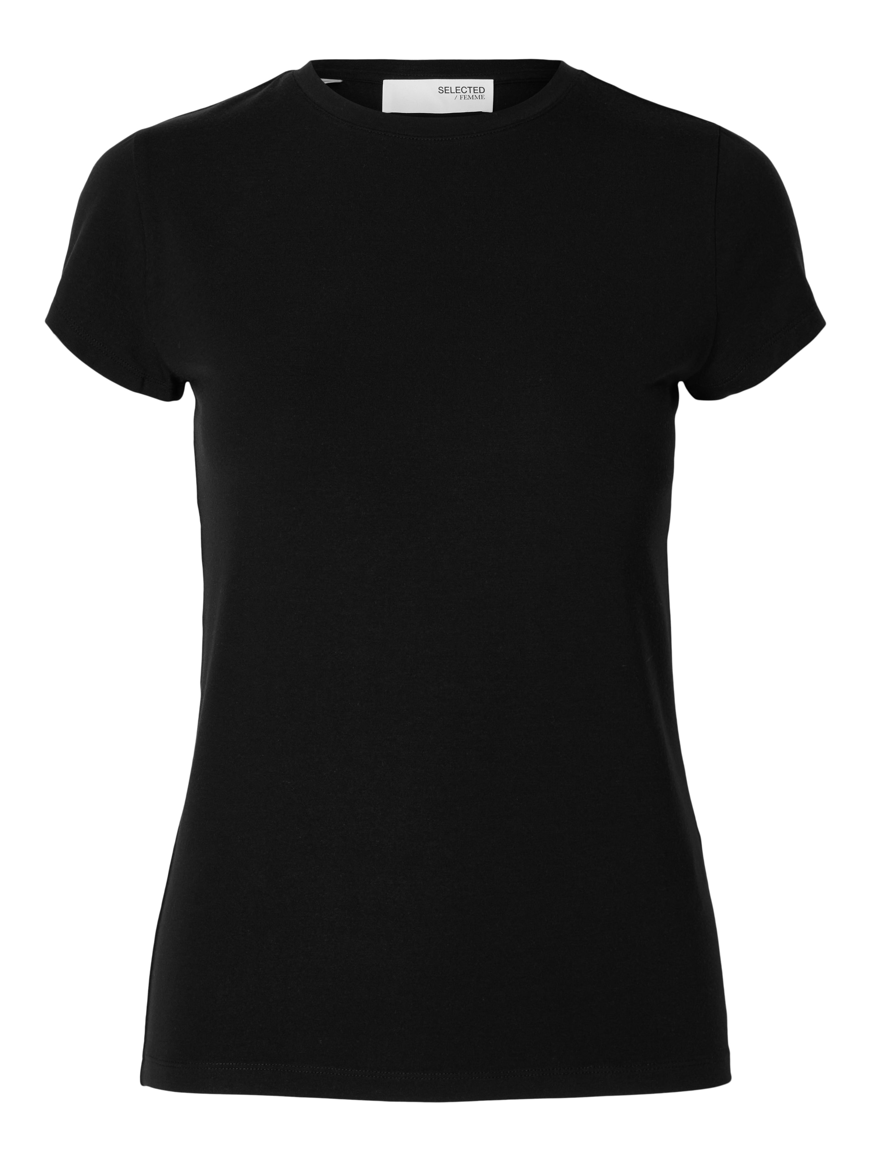 Selected Femme "Manja" O-Neck Tee schwarz