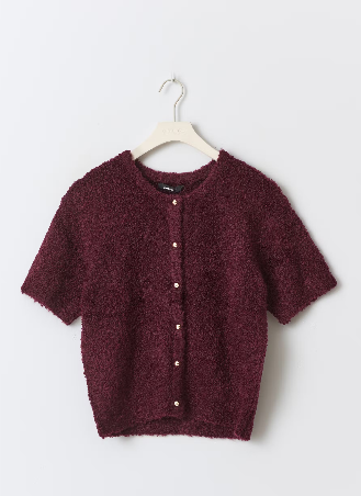 Gina Tricot knitted boucle cardigan