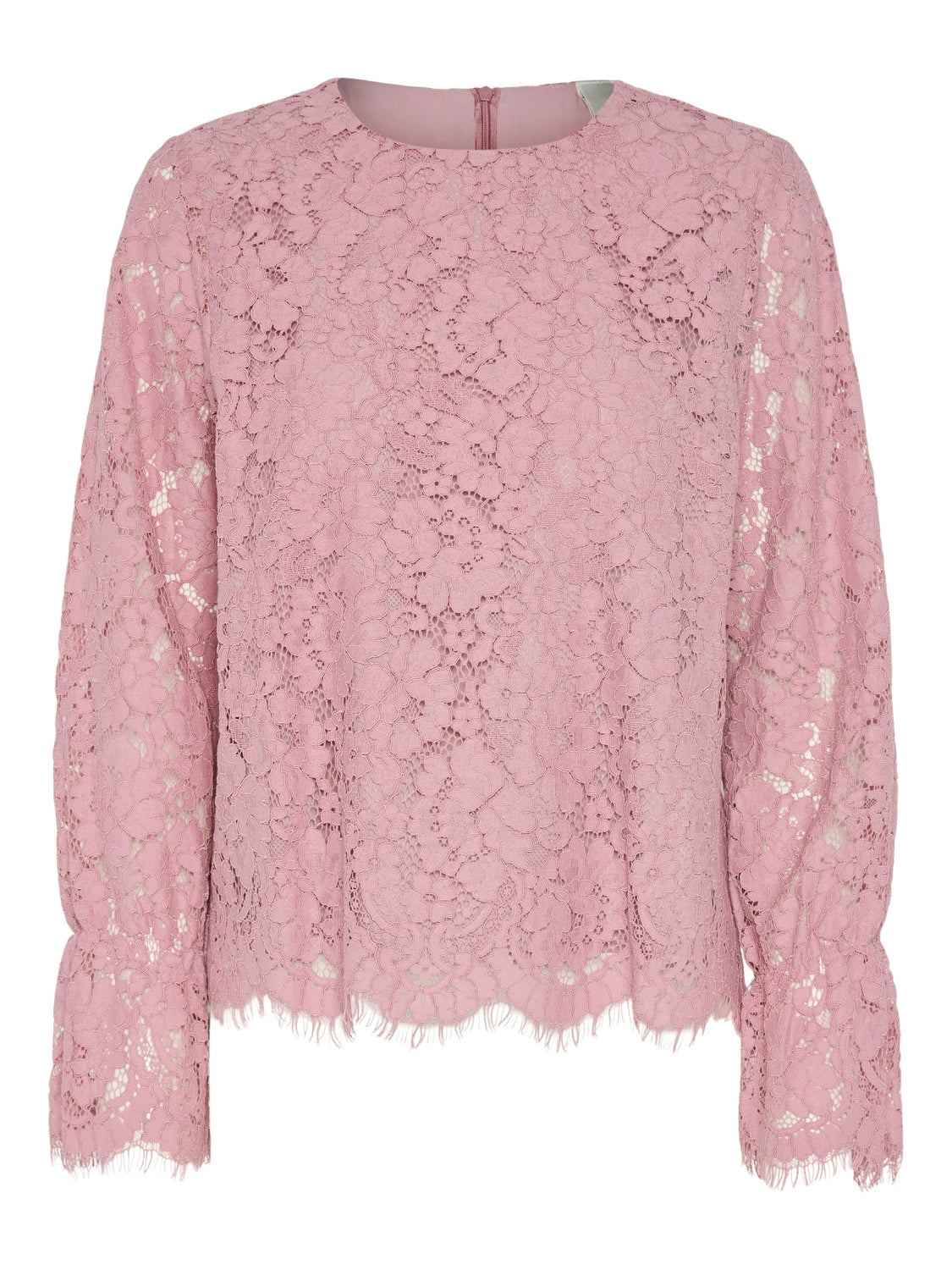 YAS "Perla" Lace Top rosa