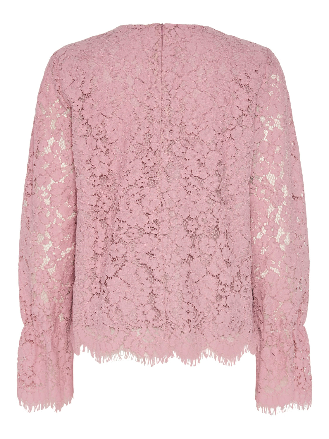 YAS "Perla" Lace Top rosa