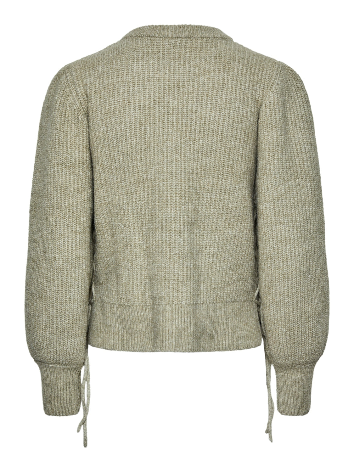 YAS "Abbey" String Knit Pullover