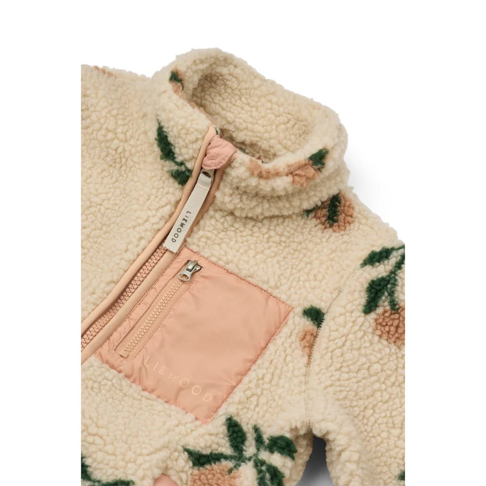 Liewood NOLAN FLEECEJACKE PEACH / SEA SHELL