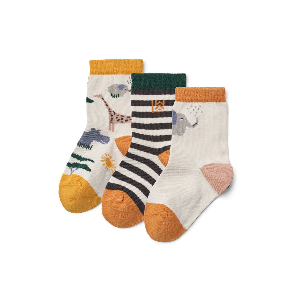 Liewood SILAS SOCKEN 3ER-PACK SAFARI / SANDY MIX